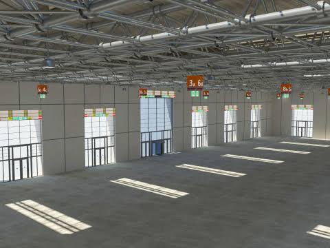 Mount PIR Roofing Panels installed at a large-span commercial exhibition and events facility in Lucknow, Uttar Pradesh